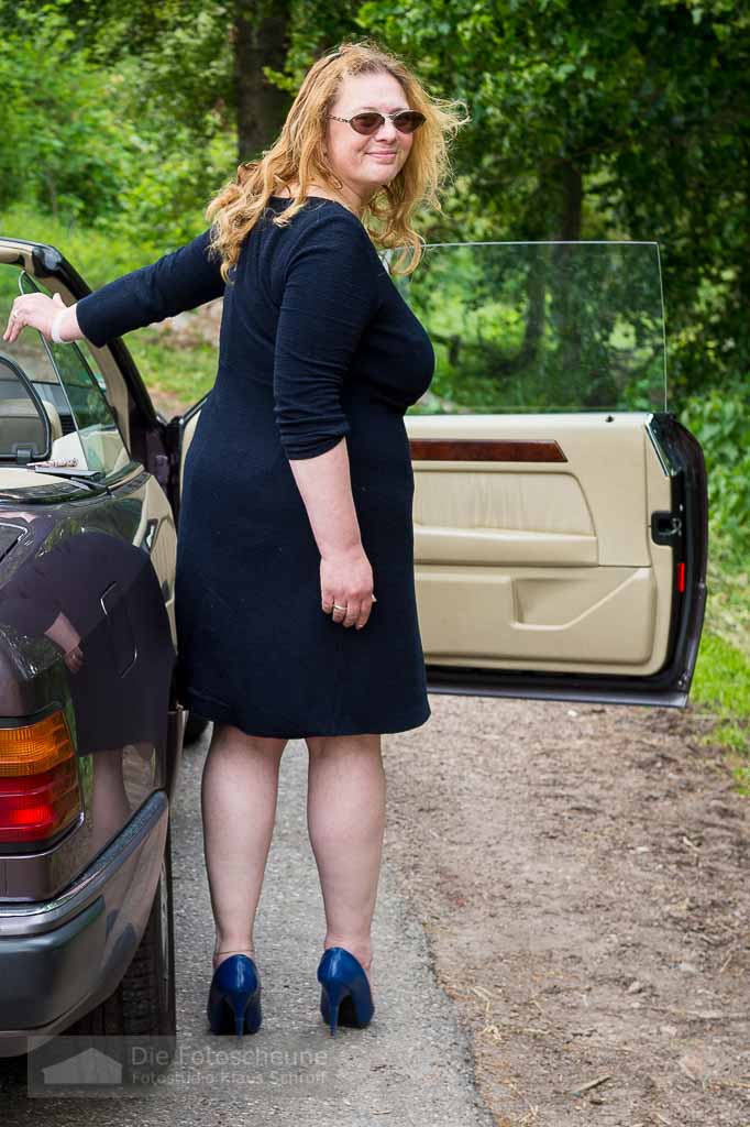 High Heels beim Autofahren