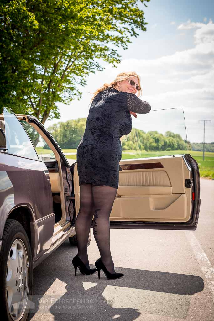 High Heels beim Autofahren