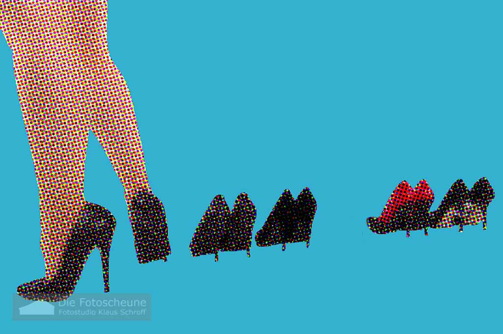 Pop Art mit High Heels