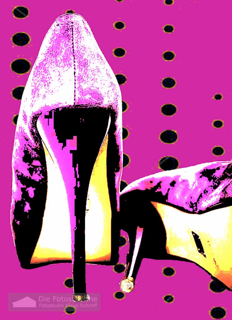 Pink Heels Pop Art
