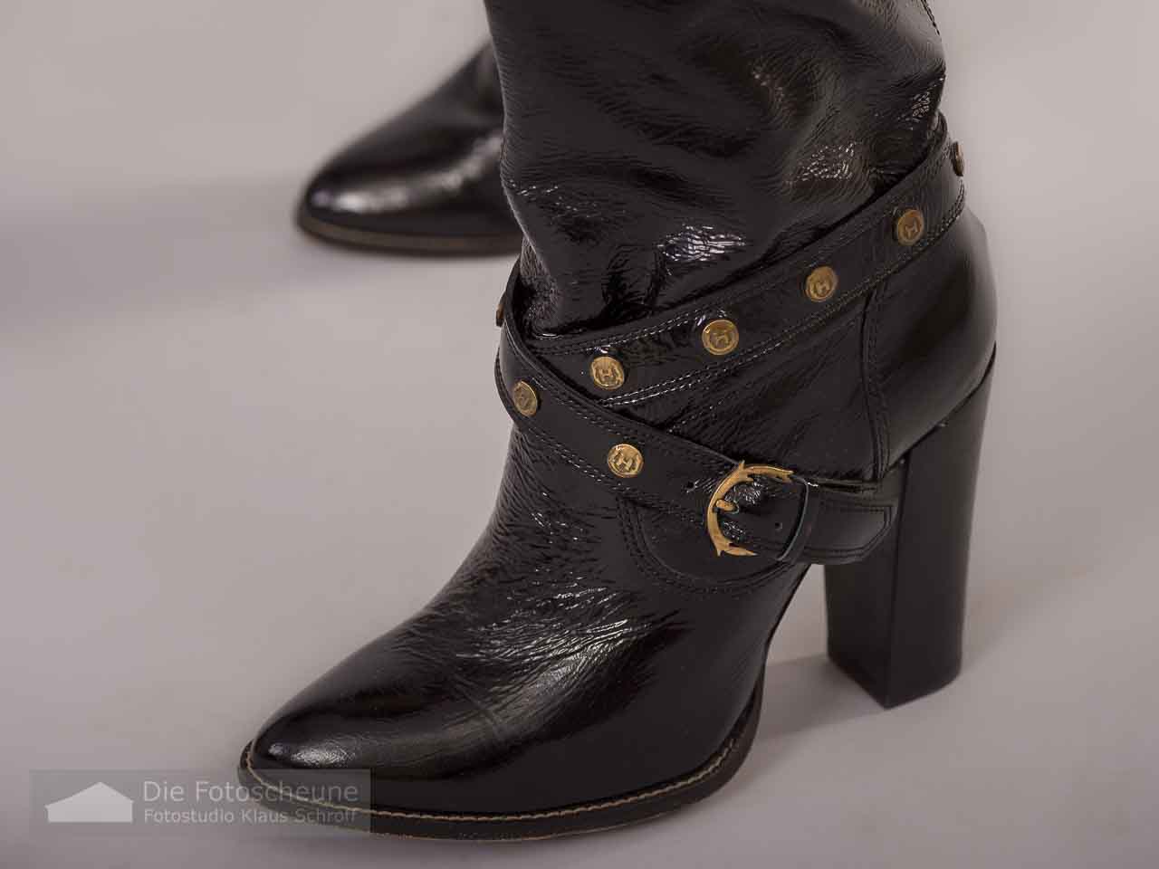 Tanjas High Heels – Hunter Lackleder Stiefel