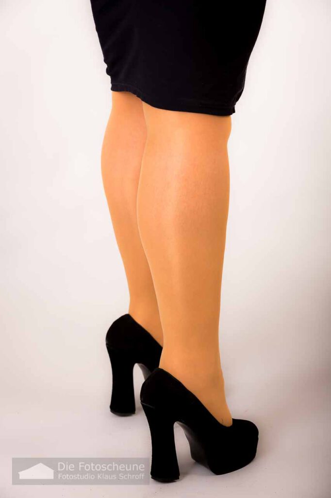 Tanja High Heels Pumps schwarz mit Plateau